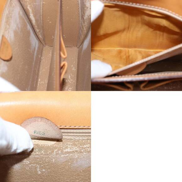 CELINE Macadam Canvas Shoulder Bag Beige - Picture 12 of 12